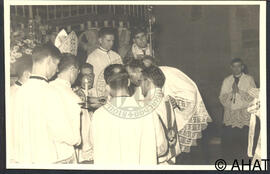 Ordenació d'un grup de nous missioners claretians a l'església de la Mare de Déu del Lledó de Valls.