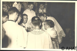 Ordenació d'un grup de nous missioners claretians a l'església de la Mare de Déu del Lledó de Valls.