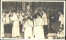 Ordenació d'un grup de nous missioners claretians a l'església de la Mare de Déu del Lledó de Valls.